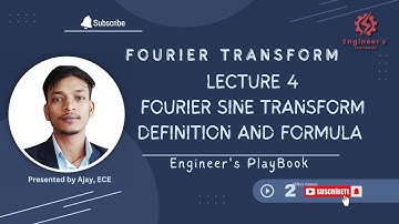 4. FOURIER SINE TRANSFORM: DEFINITION & FORMULA | ENGINEERING MATHEMATICS-3 | #FOURIER | BY AJAY ECE
