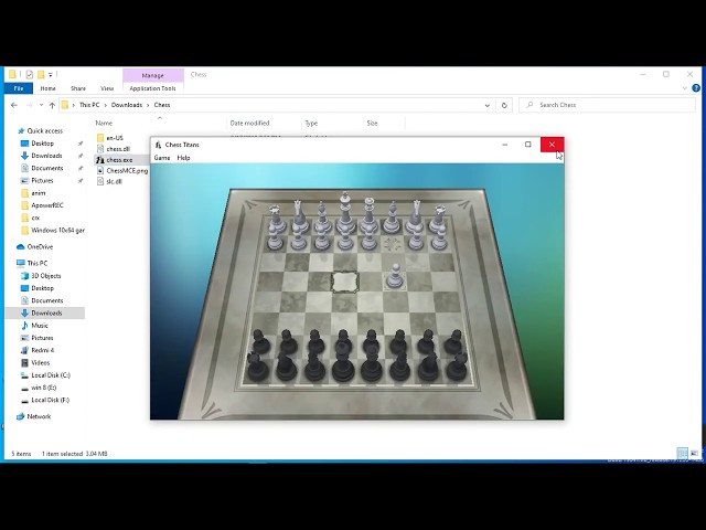 How To Install Chess Titans In Windows 10/11