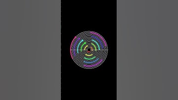 Polyrhythmic Visualization | 15-Circle Pattern #Polyrhythm #MusicTheory #VisualArt #RhythmMastery