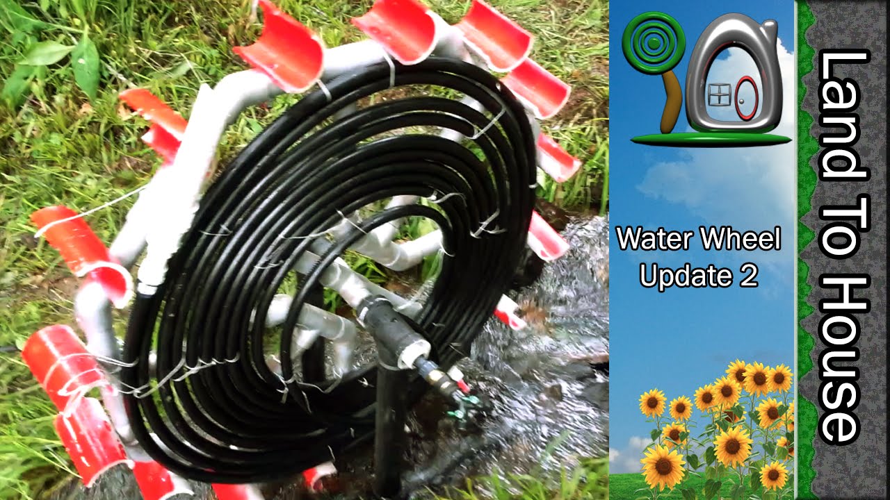 Water Wheel Update 2 - YouTube