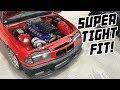 RHD turbo E36 - WHERE IS THE EXHAUST SUPPOSED TO GO?!