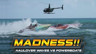 Powerboats Battle Haulover Waves! | Boats at Haulover Inlet