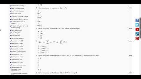 NPTEL Discrete Mathematics Week 1 Assignment solution