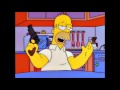 The simpsons  homer and his gun