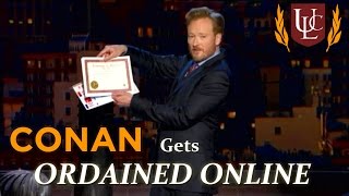 Conan O'Brien Gets Ordained