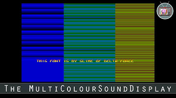 Digital Extazy: The MultiColourSoundDisplay by The TTK, 2017 | Atari ST Demo