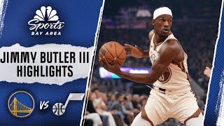 Jimmy Butler Scores 18 Points In Warriors Win Over Jazz Nbc Sports Ba