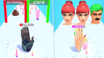 Hand Evolution Runner - All Levels Gameplay Android iOS ! Big Update !!