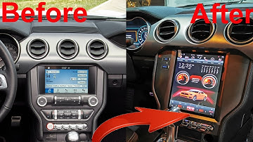 Car radio for Ford Mustang upgrade stereo replacement 2015 2016 2017 2018 2019 2020 2021 2022 2023