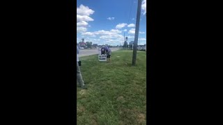 Protesters gather in Terre Haute to denounce federal executions