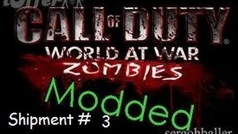 Cod Waw Shipment Zombies Part 3 (Solo)
