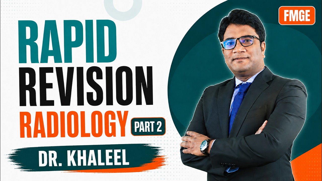 💥 Rapid Revision Radiology Part - 2 By Dr. Khaleel! 🌟 Master with Confidence! 📚✨