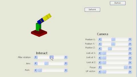 Livecode 3D example: Robot
