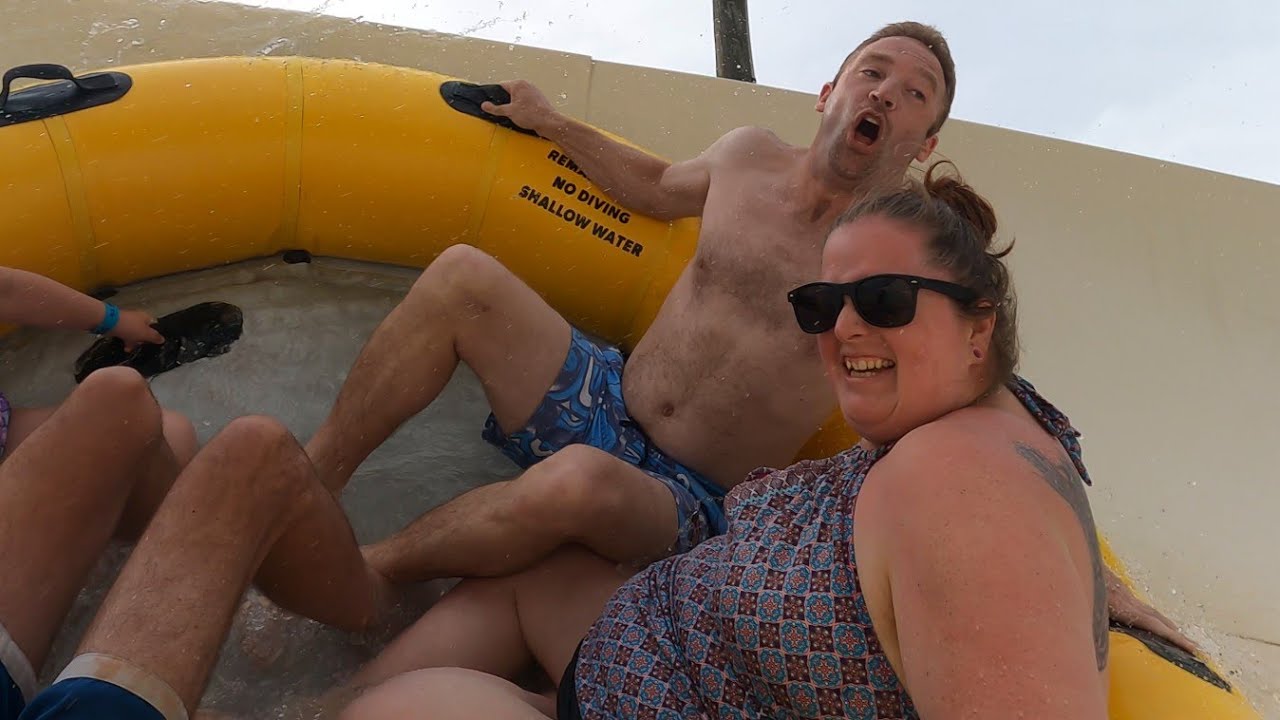 Zoom Flume family raft slide at Soak City (Kings Island) (May 26th, 2023)