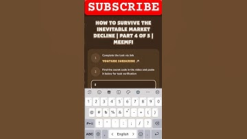 HOW TO SURVIVE THE INEVITABLE MARKET DECLINE | PART 4 OF 5 | MEEMFI | memefi cod #crypto #memefi