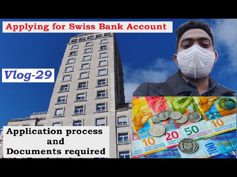 Vlog-29: Applying for Swiss Bank Account [process & documents required] [Study Abroad]
