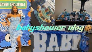 Babyshower vlog| Cookie Monster | first time mom