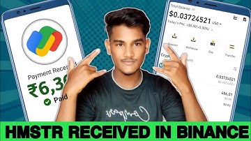 Hamster Kombat $HMSTR Binance Received Successful Hamster Kombat Withdrawal Bank Account Steps