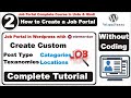 Part 2 - Job Portal Website Tutorial In Urdu &amp; Hindi |  How to create a job website using elementor