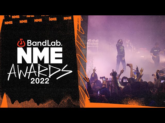 Bring Me The Horizon perform 'Parasite Eve' at the BandLab NME Awards 2022 class=