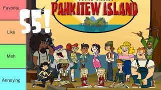 Total Drama Tier List Rank - Pahkitew Island Characters!