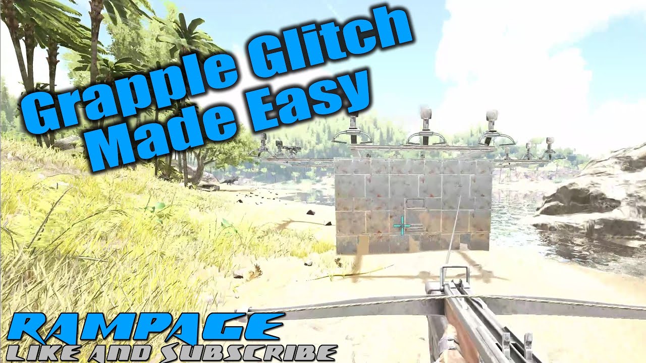 How to Grapple Glitch Cheat ARK Survival Evolved (Broken hack cheat