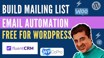 How to build an email list from scratch on WordPress for free & Email Automation - 2022