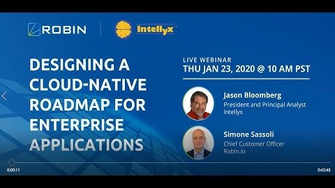 Designing A Cloud Native Roadmap for Enterprise Applications