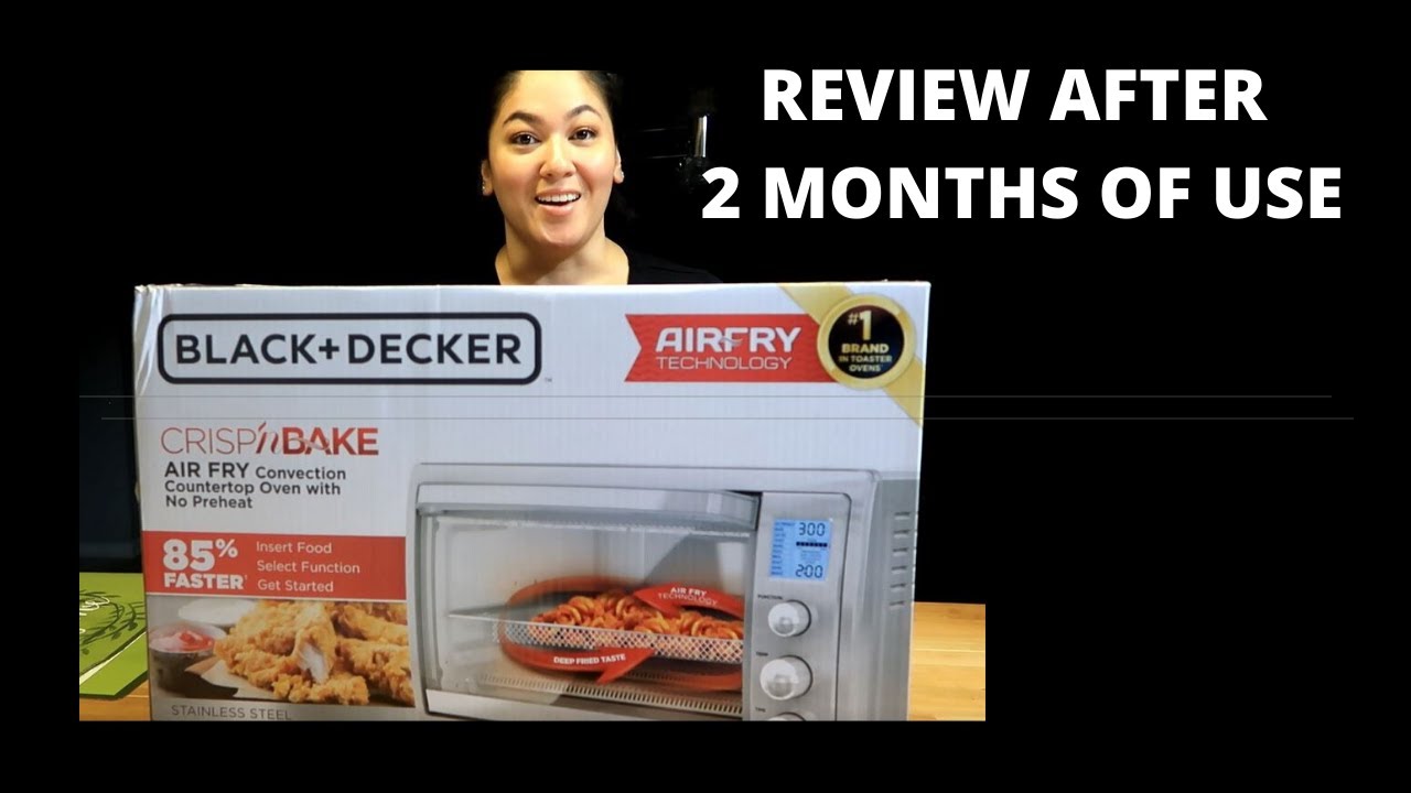 BLACK+DECKER 6-Slice Crisp 'N Bake Air Fry Toaster Oven, TO3217SS