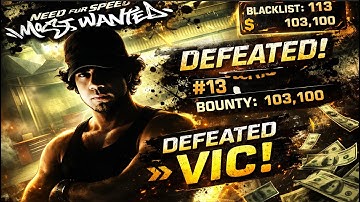 Defeated Blacklist #13 Vic 🔥 | Need for Speed Most Wanted Black Edition Gameplay