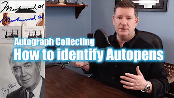 What does autopen signed mean?