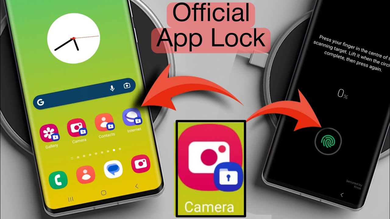 Official App Lock 🔐 For Samsung Devices ! indisplay Fingerprint App