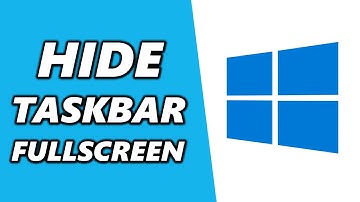 FIX Taskbar not Hiding in Full Screen mode in Windows 10!