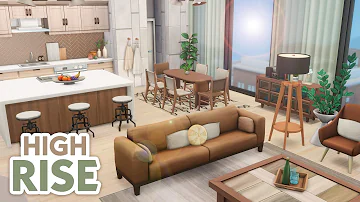 Luxury High Rise Apartment // The Sims 4 Speed Build: Apartment Renovation
