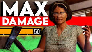 MAX DAMAGE NANCY BUILD is CRAZY *LEVEL 50* - Texas Chainsaw Massacre