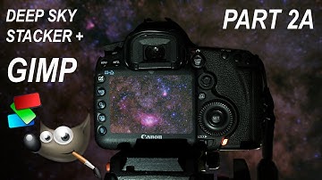 Lagoon Nebula WITHOUT a Star Tracker or Telescope, Part 2a - DSS and GIMP