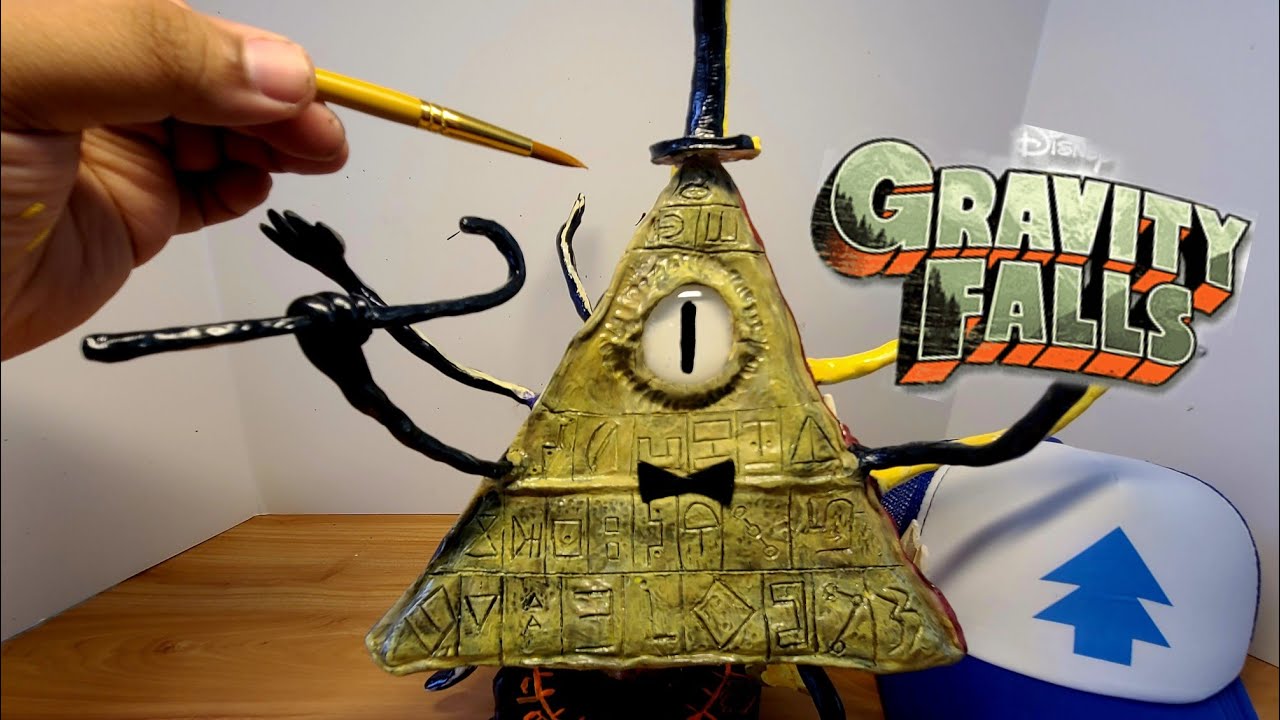 I made Bill Cipher and Journal 3 out of baking clay! : r/gravityfalls