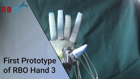 First prototype of RBO Hand 3