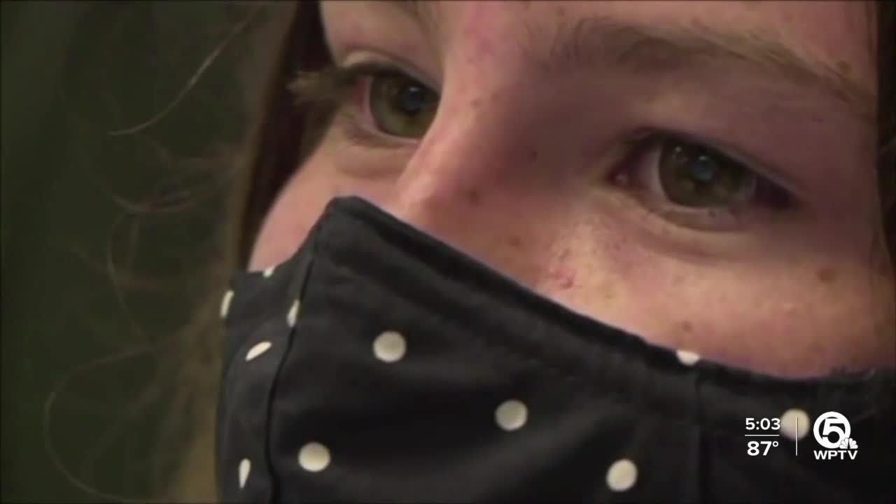Palm Beach County school mask mandate violates state policy - YouTube