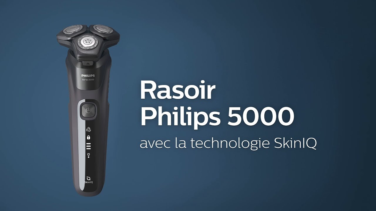Philips Rasoir 5000 - Un rasage puissant. Préservant la peau. 