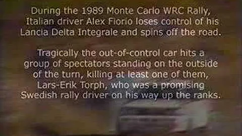 Fiorio - Pirollo Crash Rally Monte Carlo '89