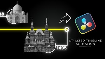 Stylized Timeline Animation | Davinci Resolve Tutorial | 27