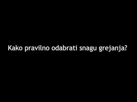 Video: Kako Odabrati Radijatore Za Grijanje - Vrste Radijatora I Kako Ih Pravilno Odabrati