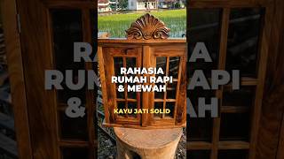 Medicine Cabinet Kayu Jati Solid - Kotak Obat Gantung Premium Alim Roegi Bojonegoro