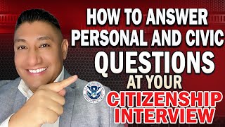 US Citizenship Interview Practice 2020