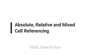Celebrity Types of Cell Referencing in Microsoft Excel Wealth