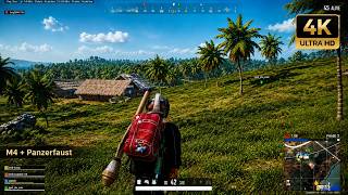 M4   Panzerfaust Challenge! 💥 | PUBG 4K TPP Squad WIN Gameplay (Sanhok) | Newbie Growth Journey #2