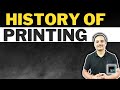 HISTORY OF PRINTING | PRINTING GURUJI | PRINTING TECHNOLOGY