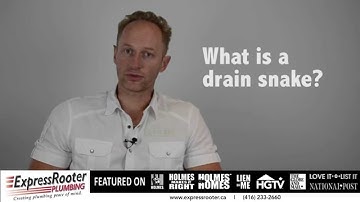 What is a Drain Snake? | ExpressRooter Toronto Plumber