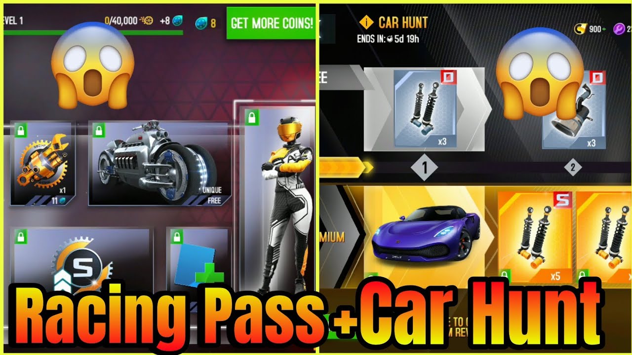 [ Asphalt 8 ] New *Racing Pass+Car Hunt!!!* 😱 | Asphalt 8 New Racing ...
